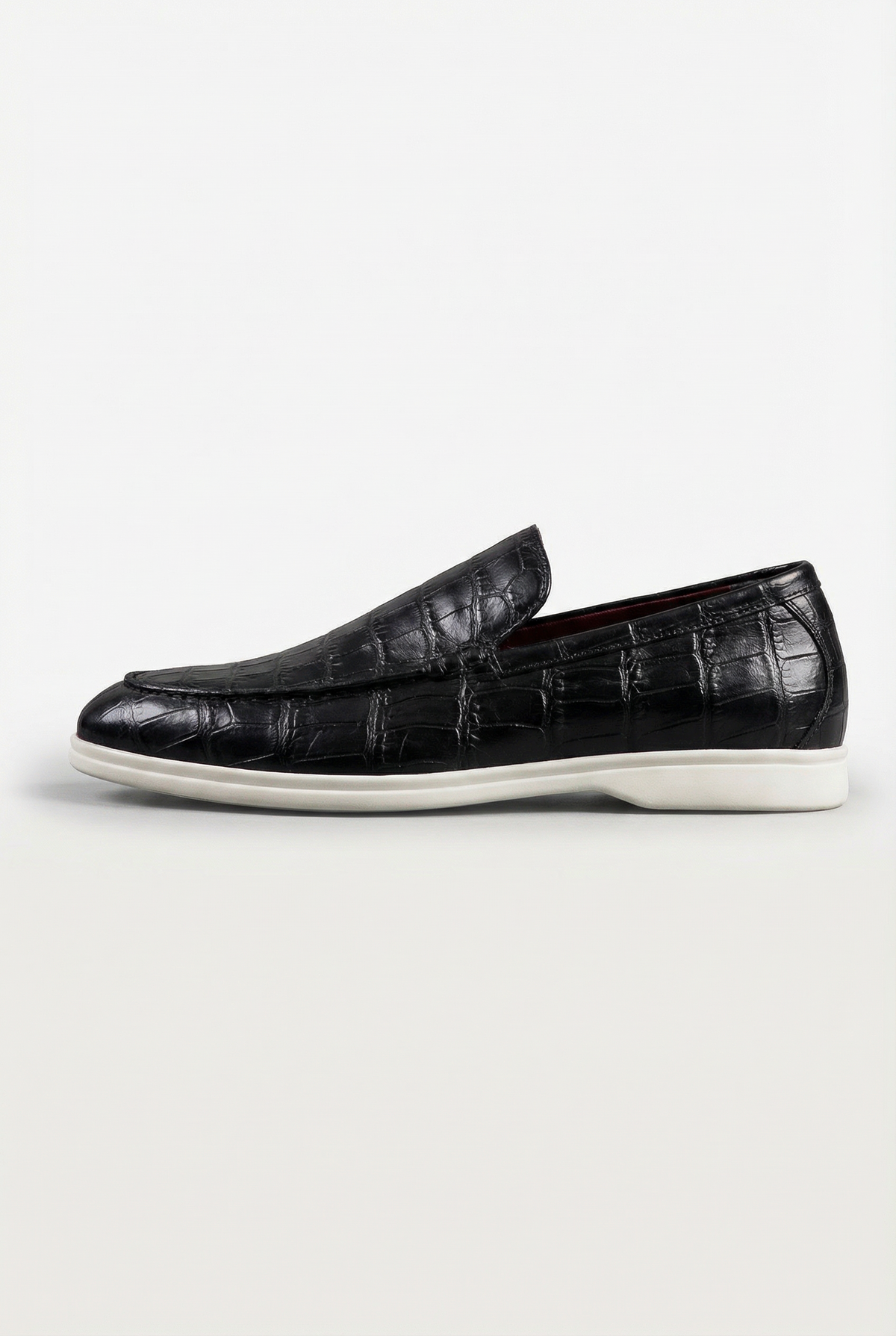 Glazed crocodile loafers by VLAD BYKOV Couturier House.