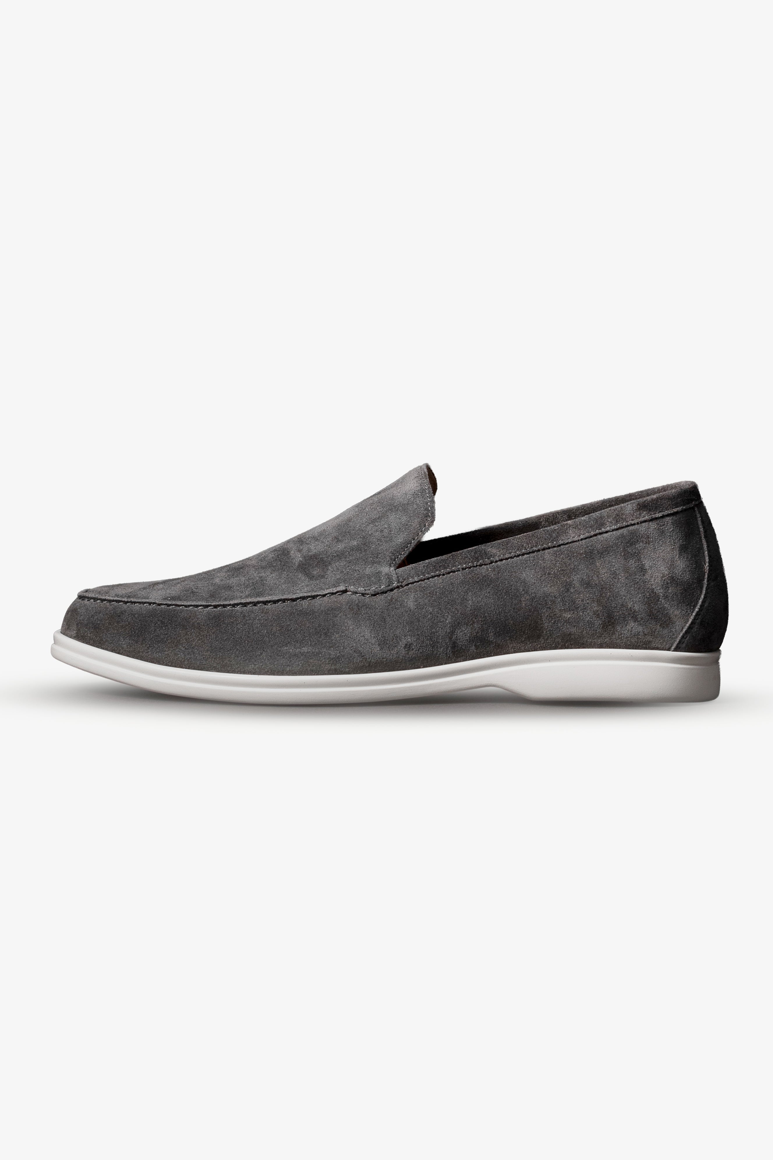 Anthracite Italian Suede Loafers