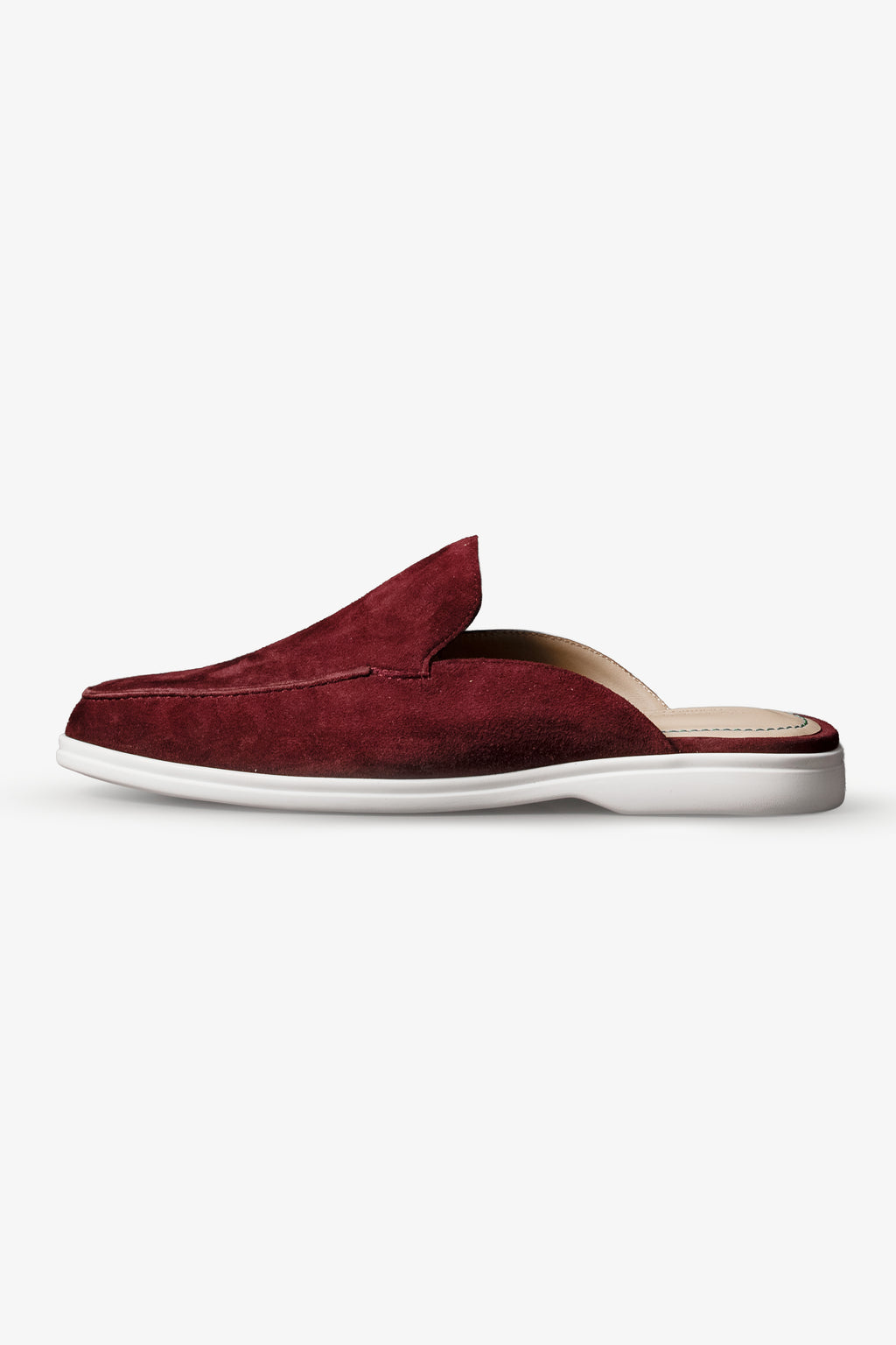 Burnt Terracotta Italian Suede Mules