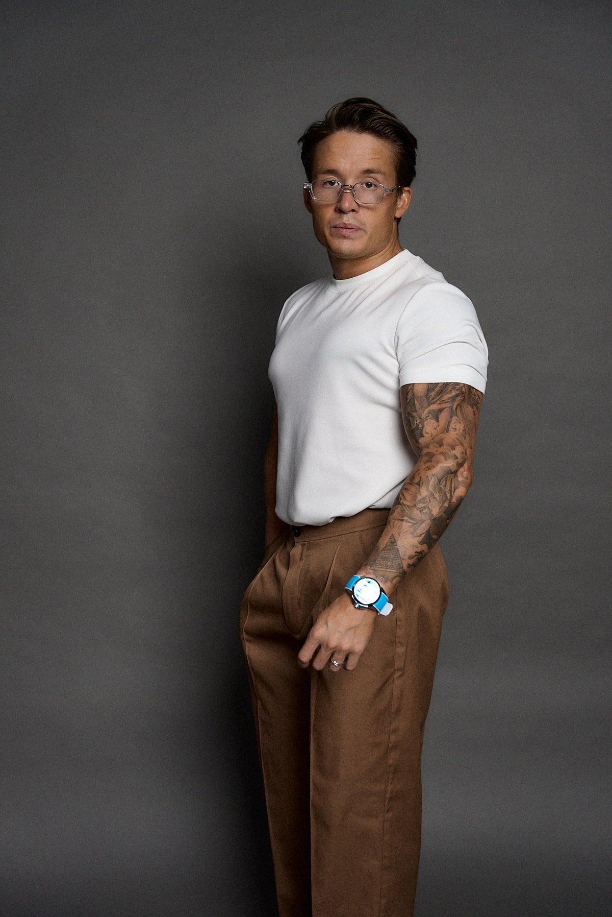 VLAD BYKOV — Soft Touch Cotton Jersey T-Shirt