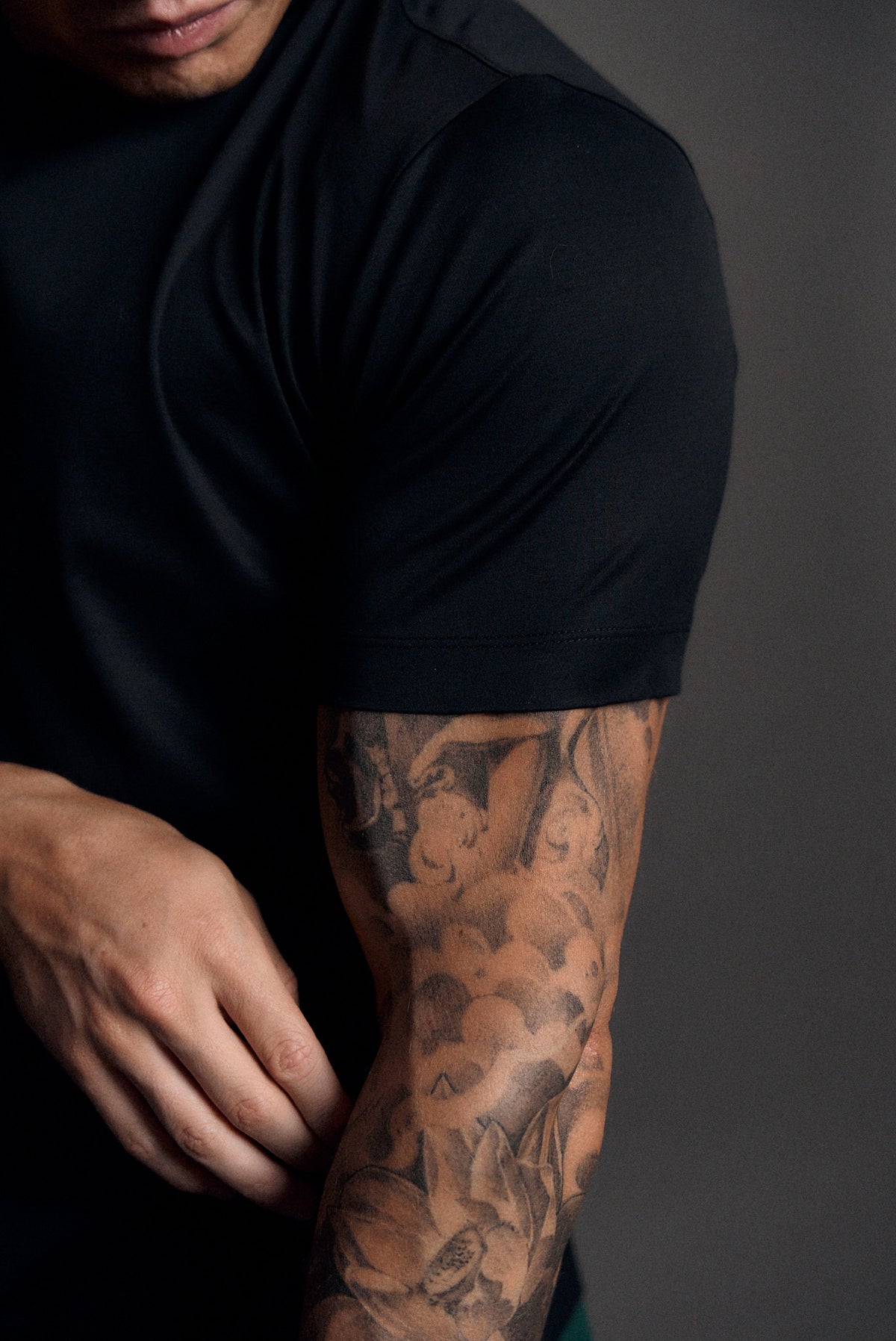 VLAD BYKOV — 100% Cotton Double Knit T-Shirt