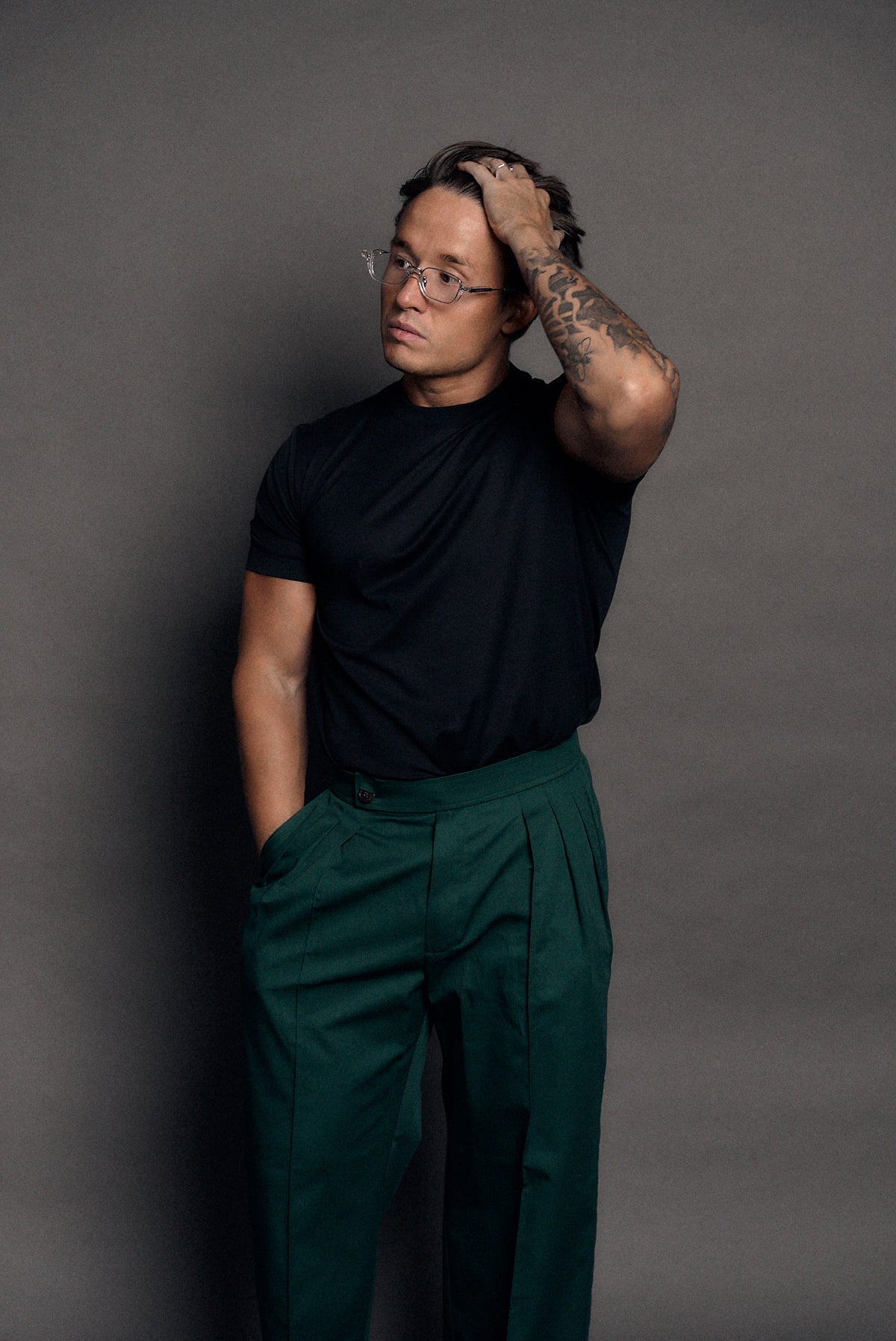 VLAD BYKOV — 100% Cotton Double Knit T-Shirt