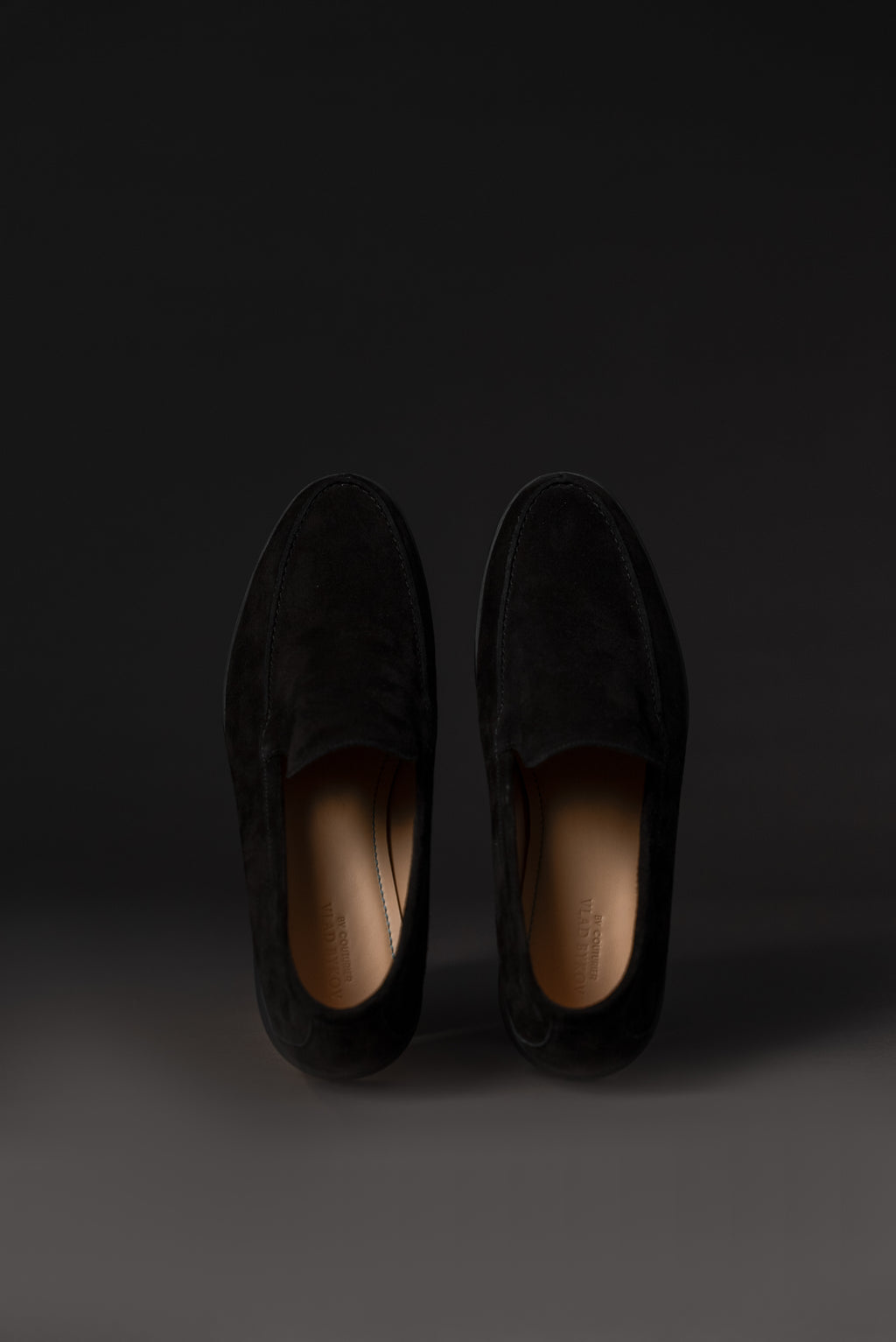 Black Italian Suede Loafers