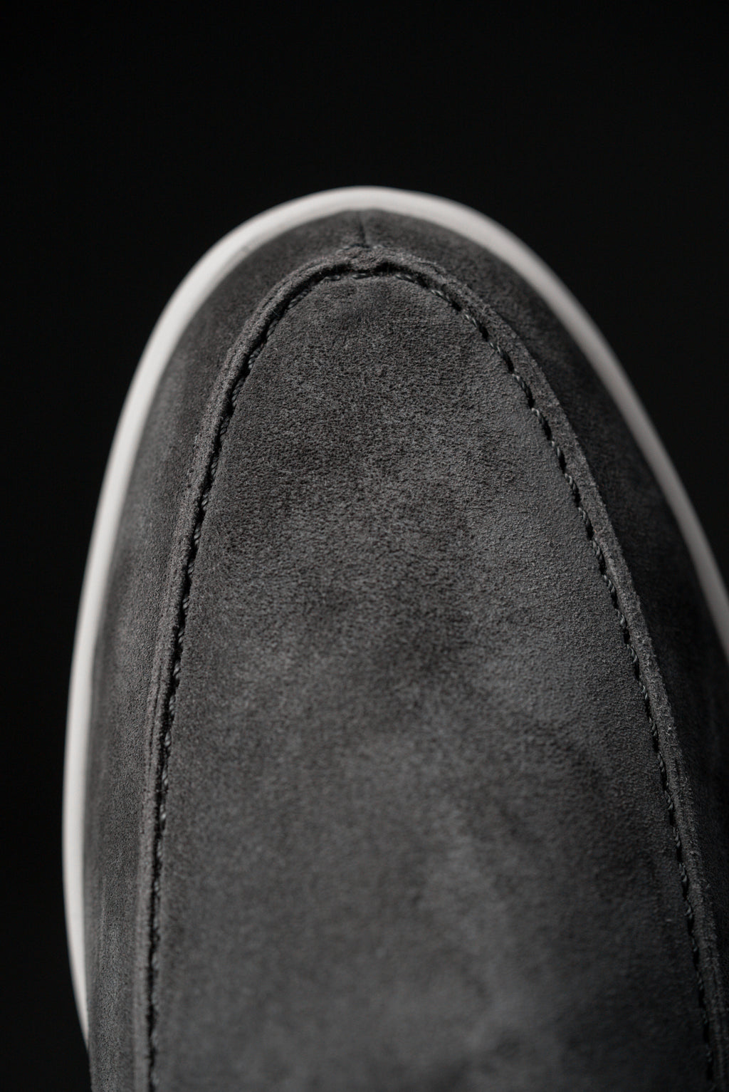 Anthracite Italian Suede Loafers
