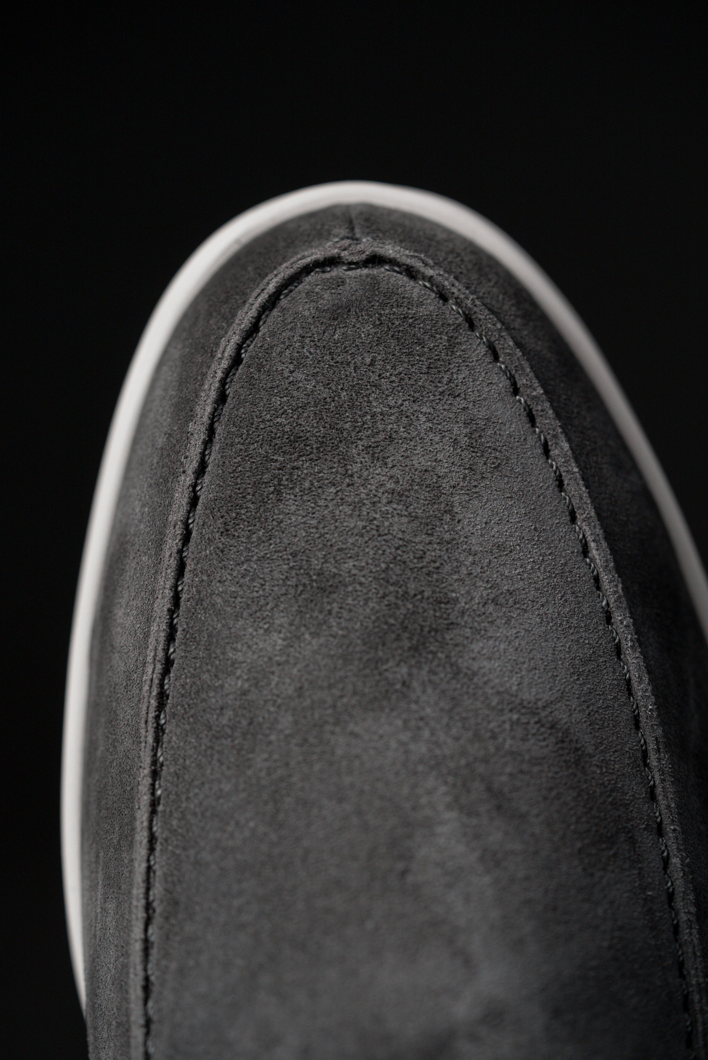 Anthracite Italian Suede Loafers