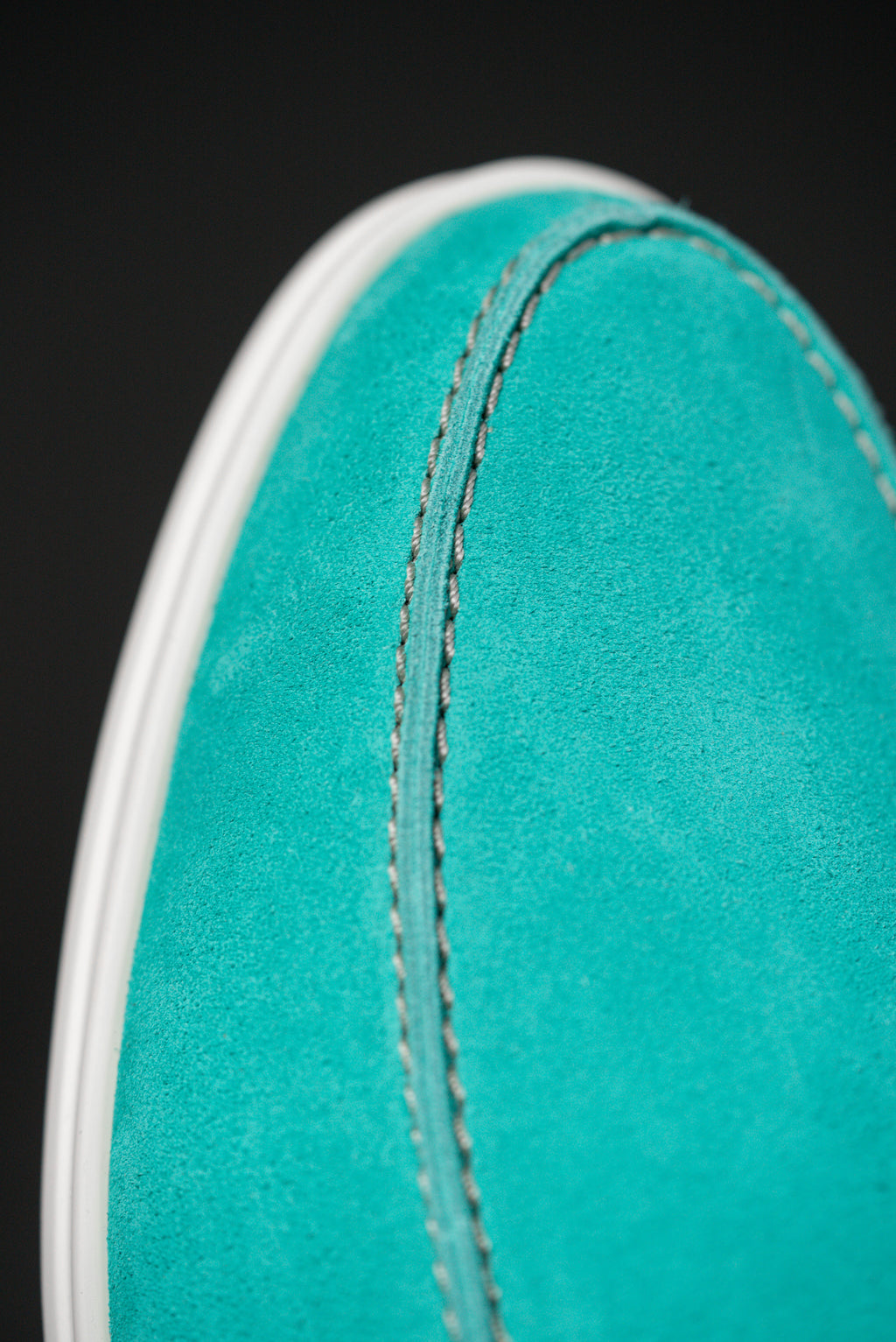 Turquoise Italian Suede Mules