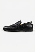 Loafers in Matte Crocodile